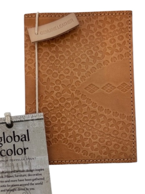 Accessories - Global Color Tan Leather Passport Holder